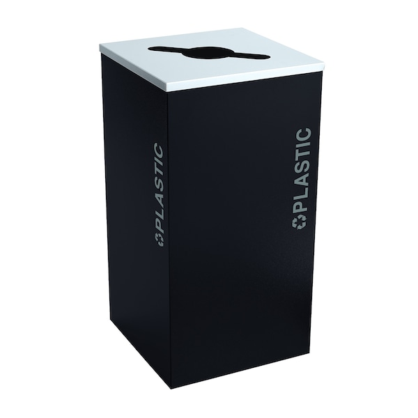 Ex-Cell Kaiser 24-Gal. Square Plastic - Steel, Pebble Black Gloss RC-KDSQ-PL BT-PBG - main